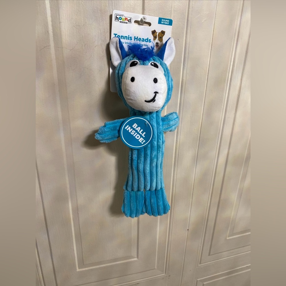 Tennis Head  Plush Toy By Outward Hound - Interactive 12”- New, With Tags